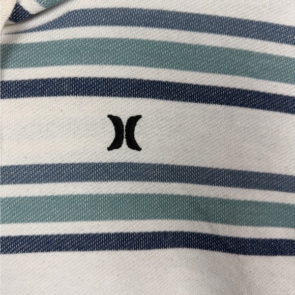 Hurley Blue and White Striped Hoodie Men’s XXL NWT! - Picture 2 of 9